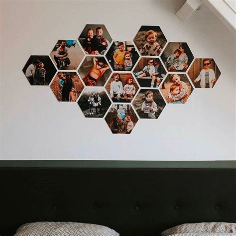 Hexagon foto .